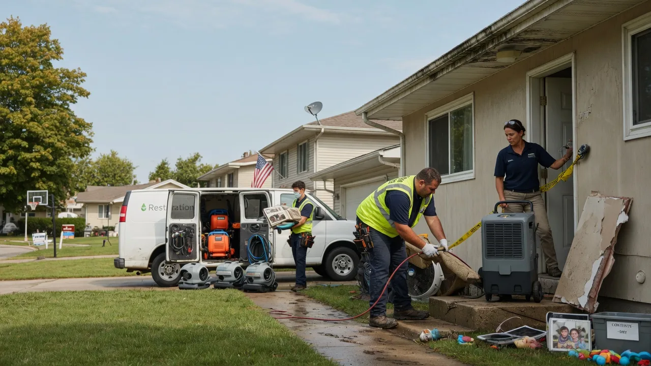 Water Damage Restoration in Darien, IL near me